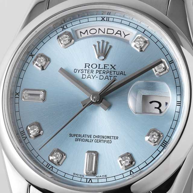 118206A アイスブルー ROLEX（ロレックス）デイデイト 中古