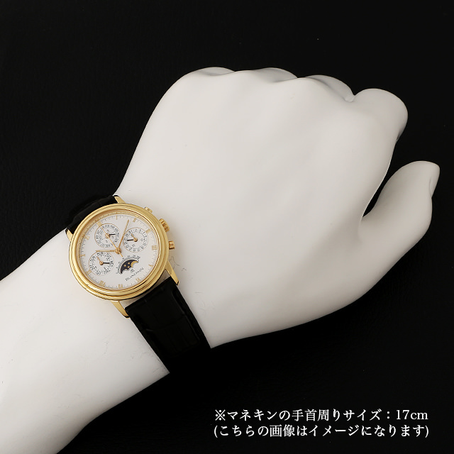 ヴィルレ パーペチュアルカレンダー クロノグラフ B5585-1418-55 サブ画像４