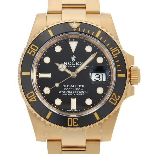 116618LN ブラック ROLEX（ロレックス）サブマリーナ デイト 中古