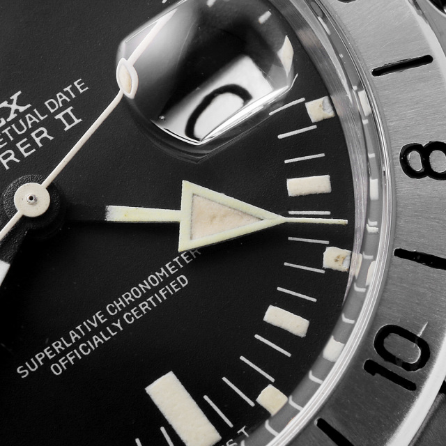 1655 ブラック ROLEX（ロレックス）エクスプローラーII アンティーク 
