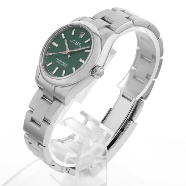 277200 グリーン ROLEX（ロレックス）オイスターパーペチュアル31 中古  
