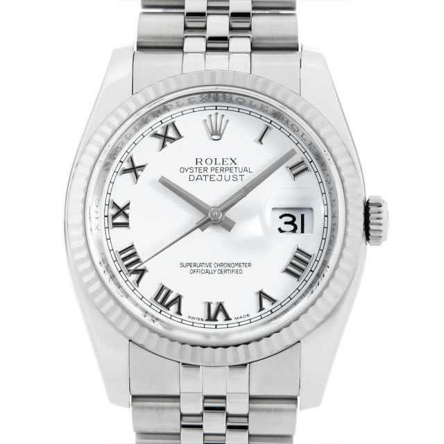 116234 ホワイト ROLEX（ロレックス）デイトジャスト 中古 | 東京  
