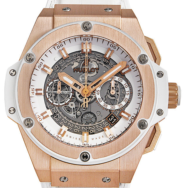 701.OE.0128.GR HUBLOT（ウブロ） キングパワー ウニコ キングゴールド  