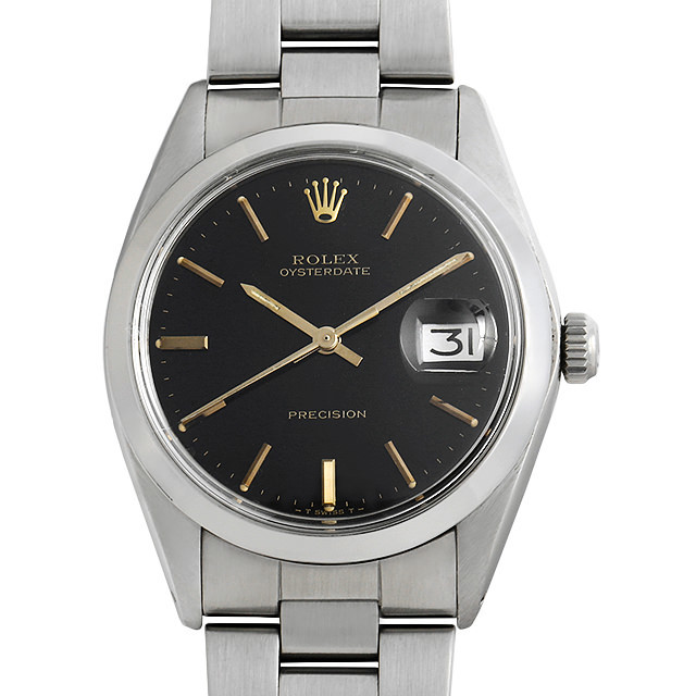 6694 ROLEX（ロレックス） オイスターデイト プレシジョン ブラック  