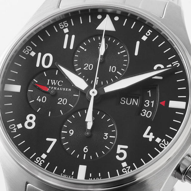 IW377704 ブラック IWC パイロットウォッチ クロノグラフ 中古 | 高級 
