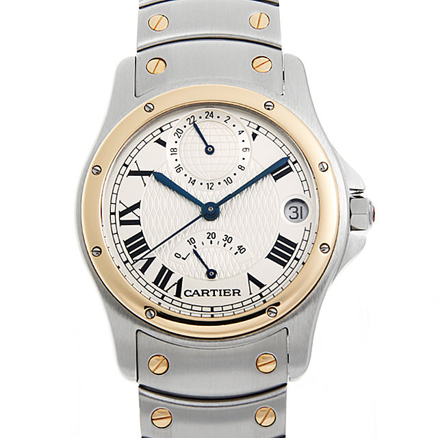サントス ロンド GMT パワーリザーブ 150周年記念モデル W20038R3 メイン画像