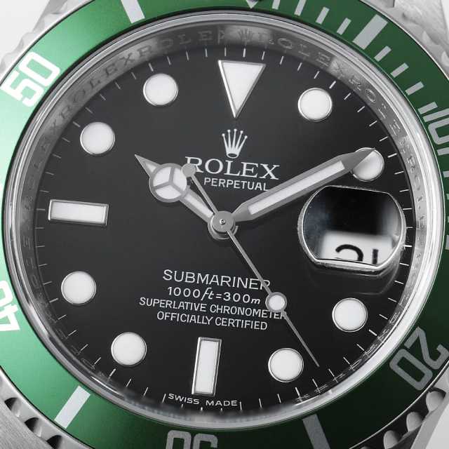 16610LV ブラック ROLEX（ロレックス）サブマリーナ デイト 中古