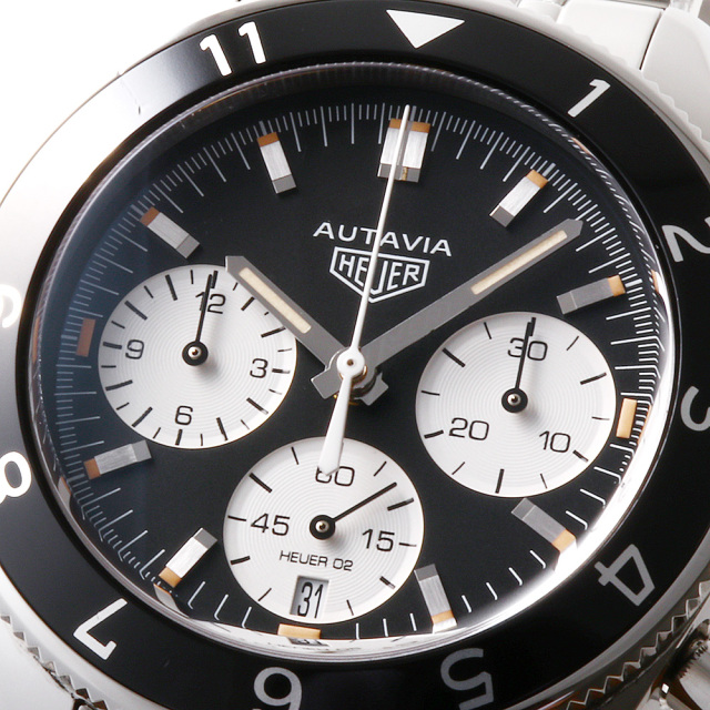 タグホイヤー ヘリテージ キャリバー ホイヤー02 クロノグラフ CBE2110.BA0687 中古 メンズ