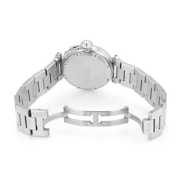 W31078M7 シルバー Cartier（カルティエ）パシャC GMT メリディアン  