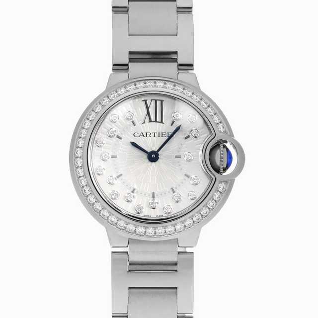 カルティエ バロンブルー 19Pダイヤ W4BB0034
