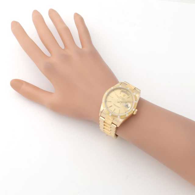 18308 シャンパン ROLEX（ロレックス）デイデイト バーク ベゼル12P