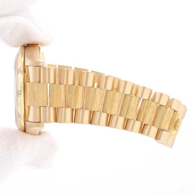18308 シャンパン ROLEX（ロレックス）デイデイト バーク ベゼル12P