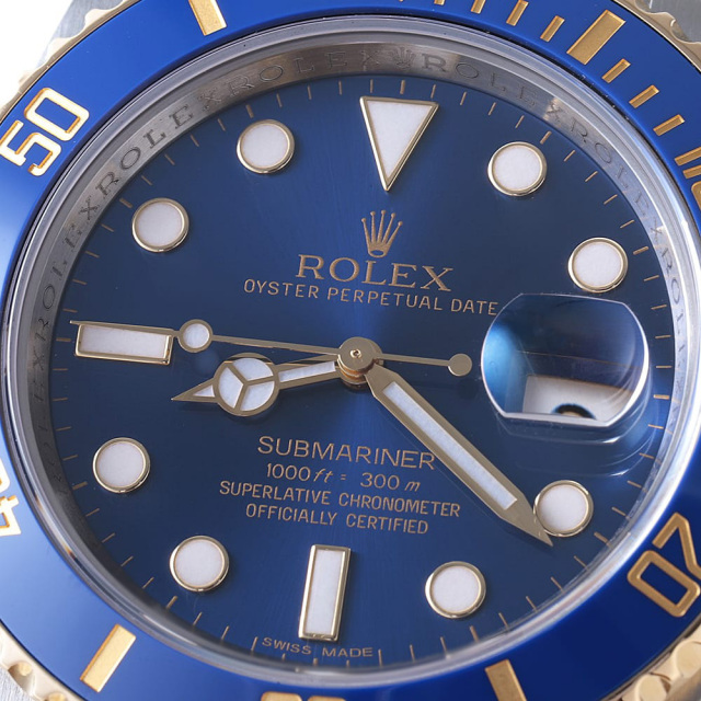 ロレックス サブマリーナ 116613LB メンズ 中古