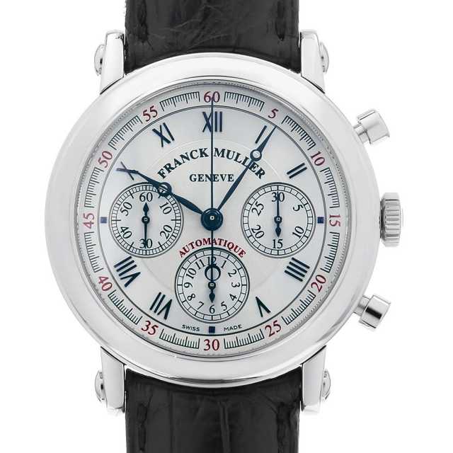 7002CC AC シルバー FRANCK MULLER（フランクミュラー）ラウンドクロノ
