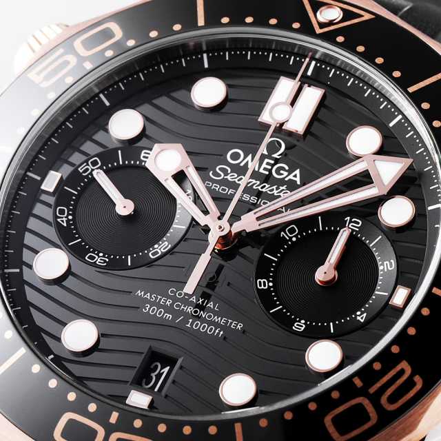 210.22.44.51.01.001 ブラック OMEGA（オメガ）シーマスター