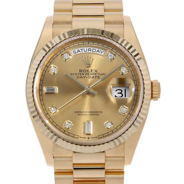 128238A シャンパン ROLEX（ロレックス）デイデイト 36 8P