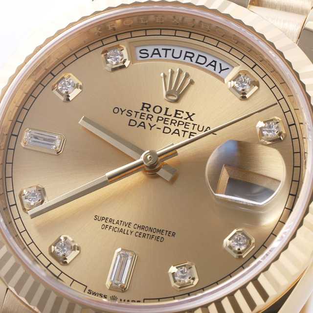 128238A シャンパン ROLEX（ロレックス）デイデイト 36 8P