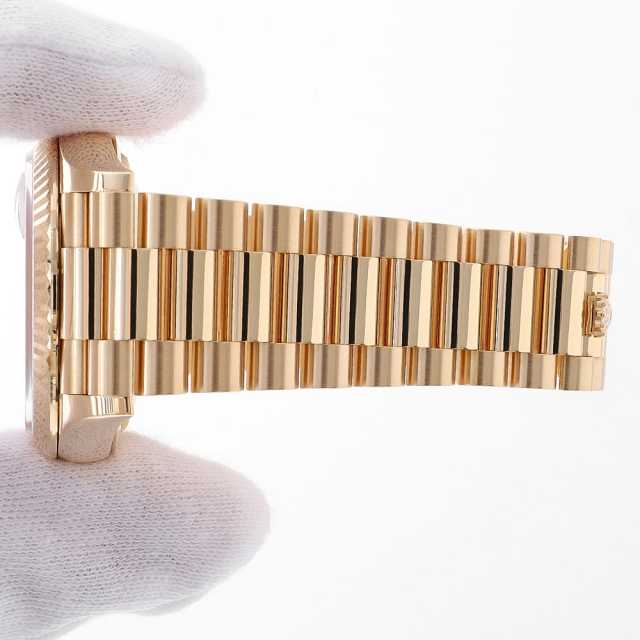 ROLEX Day Date 36 8P Diamond 2P Baguette Diamond 128235A