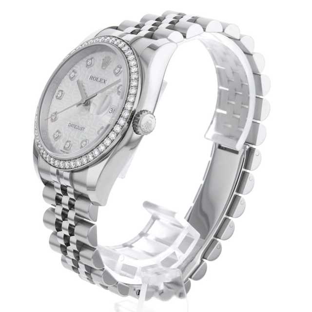 116244G シルバー ROLEX（ロレックス）デイトジャスト ベゼル
