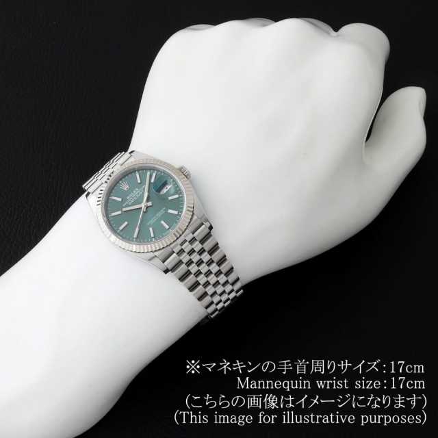 ★　ミント36 ロレックス デイトジャスト 36 ミントグリーン 126234 '22年 未使用品