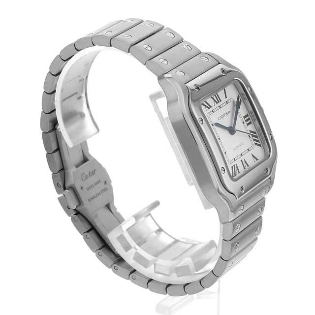 美品　カルティエ　サントス ドゥ シルバー金具　レディース　メンズ サントス カルティエ 時計｜WATCHNIAN公式通販