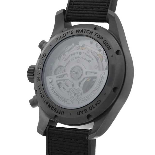 IW388106 ブラック IWC パイロットウォッチ クロノグラフ41