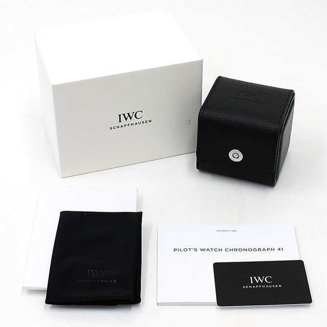 純銀杯 約139グラム IW388106 ブラック IWC パイロットウォッチ クロノグラフ41