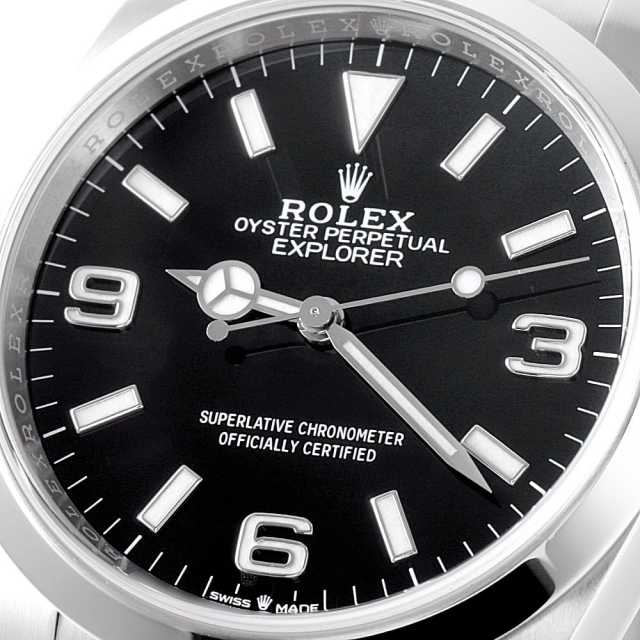 新品 ロレックス メンズ 時計 並行輸入* 124270 ブラック ROLEX（ロレックス）エクスプローラー36 中古
