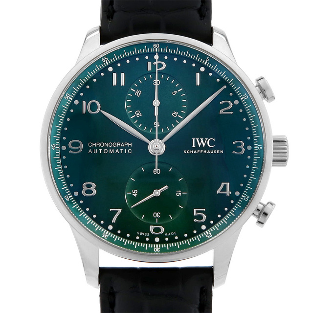 IW371615 グリーン IWC ポルトギーゼ クロノグラフ 中古 | 高級 