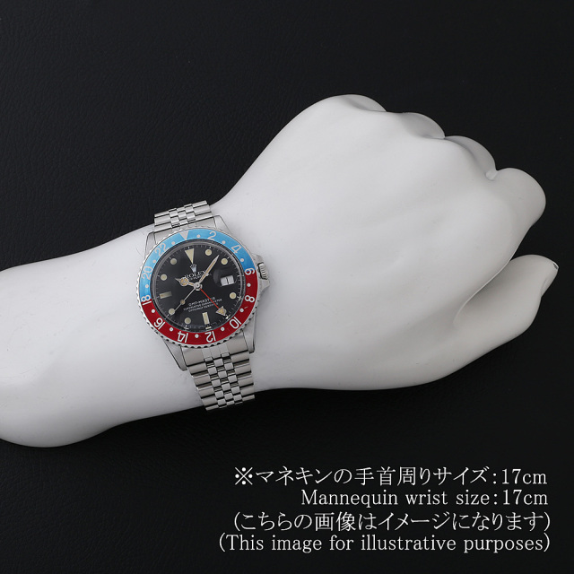 16750 ブラック ROLEX（ロレックス）GMTマスター 赤青ベゼル 中古
