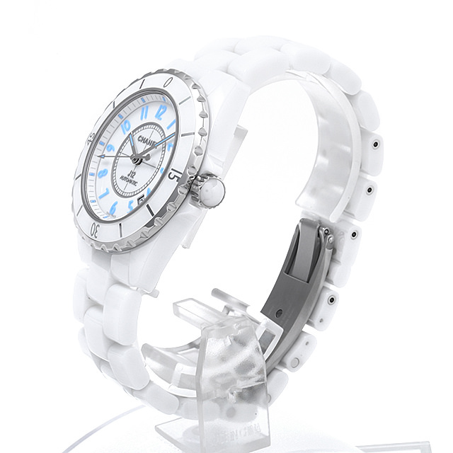 H3827 CHANEL（シャネル） J12 ホワイト ブルーライト 限定2000本 中古