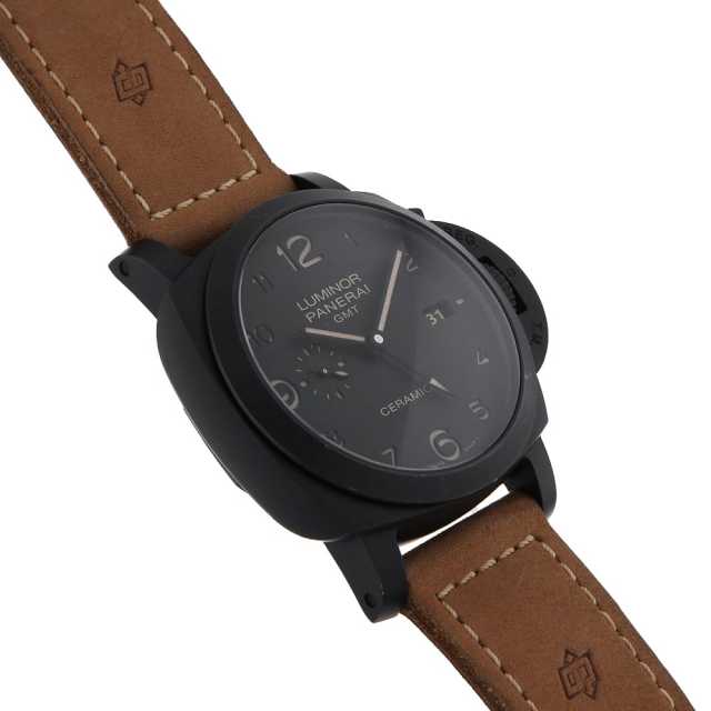 PAM00441 ブラック PANERAI（パネライ）ルミノール1950 3デイズGMT