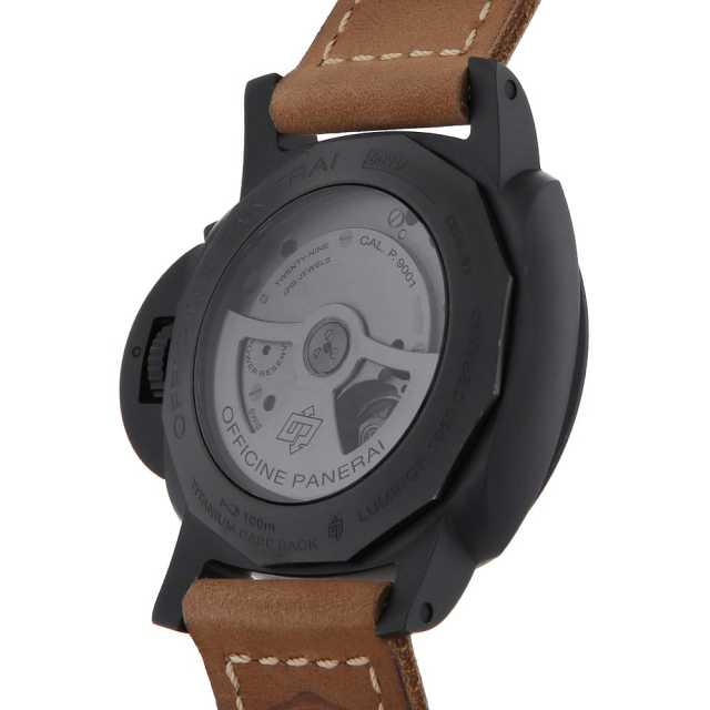 PAM00441 ブラック PANERAI（パネライ）ルミノール1950 3デイズGMT