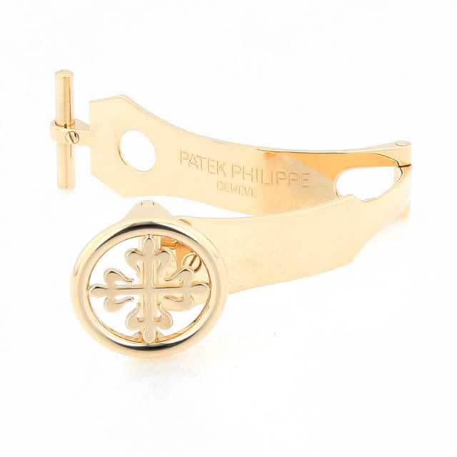 最終土曜日朝迄パテック・フィリップ純正DバックルYG18K　14mm PATEK PHILIPPE（パテックフィリップ）純正Dバックル YG 14mm 中古