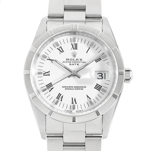 15210 ホワイト/センターローマ A番 ROLEX（ロレックス） オイスター