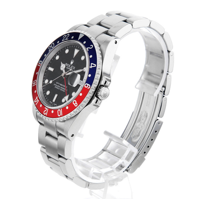 16710 ブラック ROLEX（ロレックス）GMTマスターII 赤青ベゼル 中古 