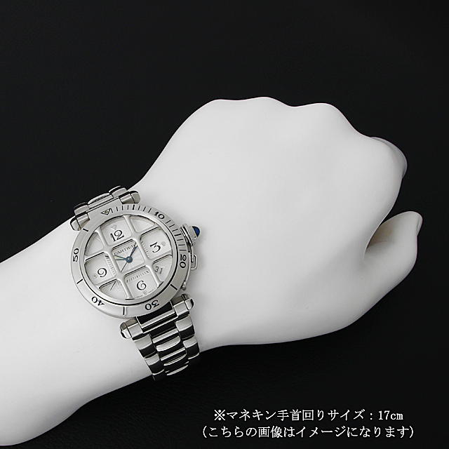 W31040H3 シルバー Cartier（カルティエ）パシャ 38mm グリッド 中古  