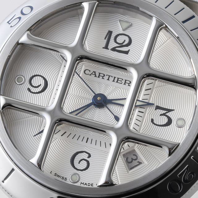 W31040H3 シルバー Cartier（カルティエ）パシャ 38mm グリッド 中古  
