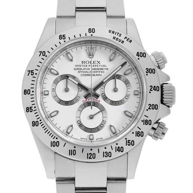 口コミ サイト 商品 116520 ホワイト ROLEX（ロレックス）コスモグラフ デイトナ 腕時計
