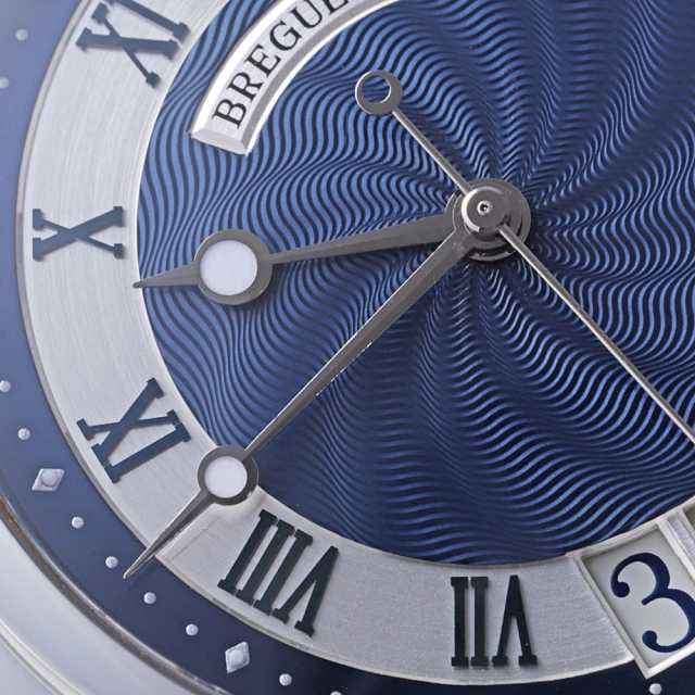 5817ST/Y2/5V8 ブルー Breguet（ブレゲ）マリーンIIラージデイト 中古