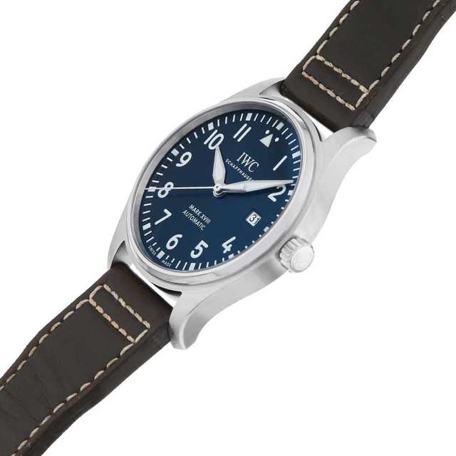 IW327004 ブルー IWC パイロットウォッチ マーク18 プティプランス