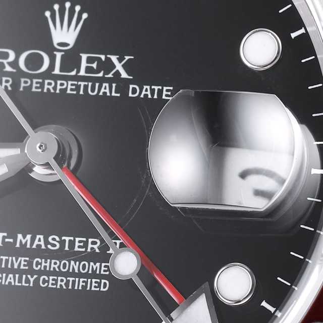 16710 ブラック ROLEX（ロレックス）GMTマスターII 赤黒ベゼル