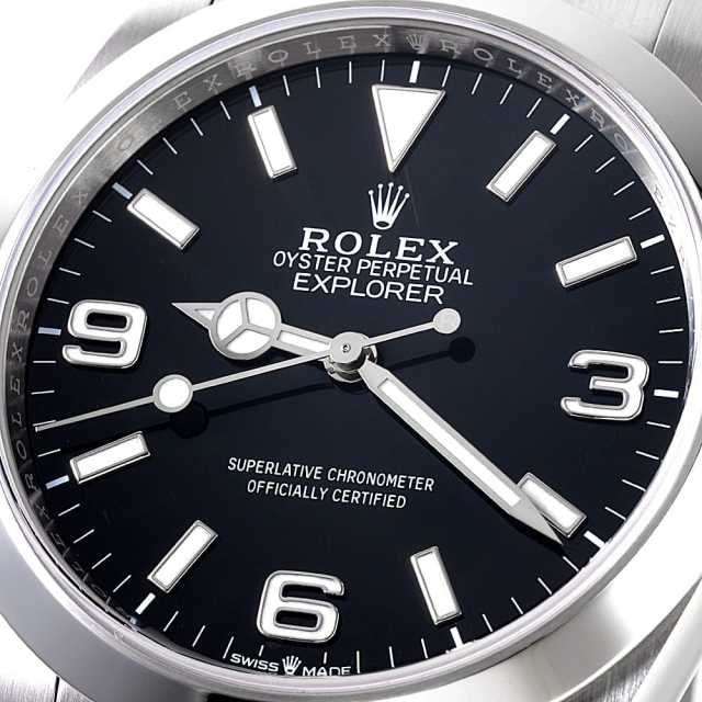 中古 美品 レンツ α-8 224270 ブラック ROLEX（ロレックス）エクスプローラー40 中古