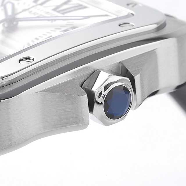 サントス100 メンズ W20073X8 W20091X7 シルバー Cartier（カルティエ）サントス100 クロノ