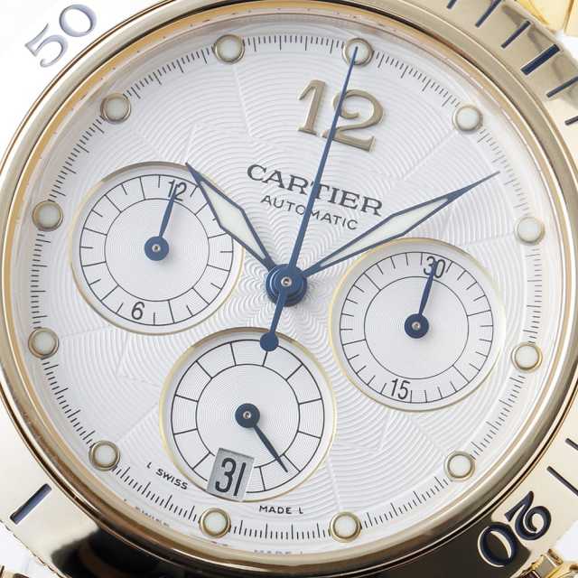 カルティエ パシャ W30140D1 メンズ 中古