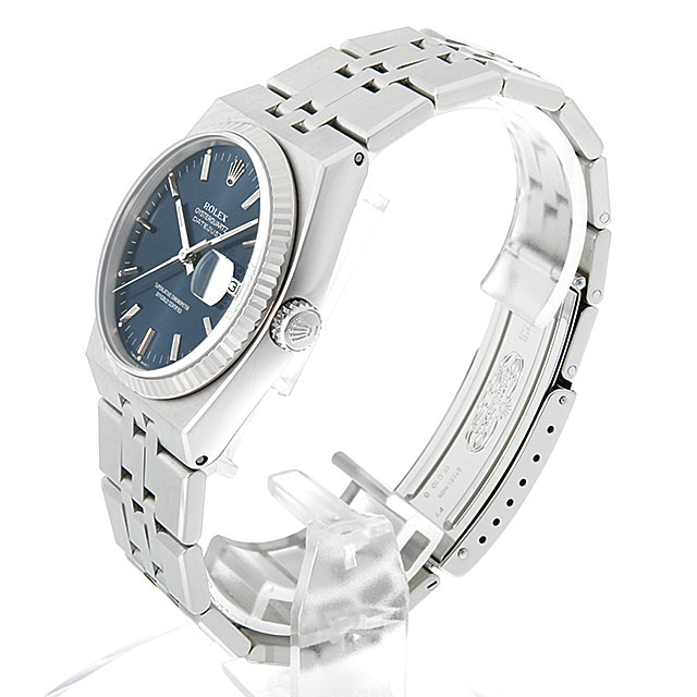 17014 ブルー/バー E番 ROLEX（ロレックス） オイスタークォーツ  