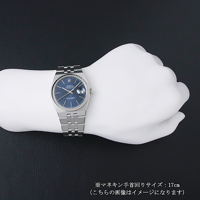 17014 ブルー/バー E番 ROLEX（ロレックス） オイスタークォーツ  