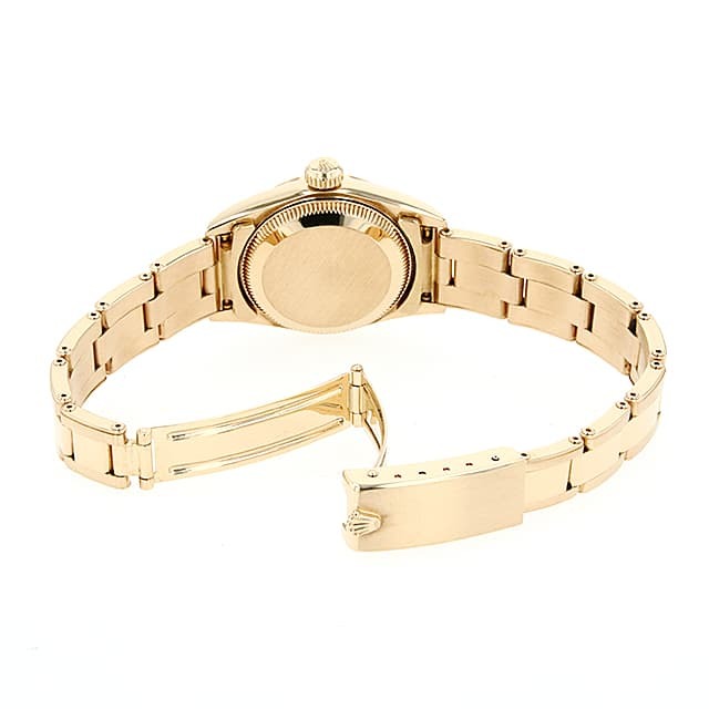 ホワイト/センターローマ/3列/オイスターブレス 67198 ROLEX