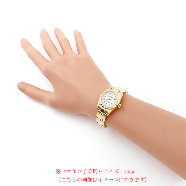 ホワイト/センターローマ/3列/オイスターブレス 67198 ROLEX