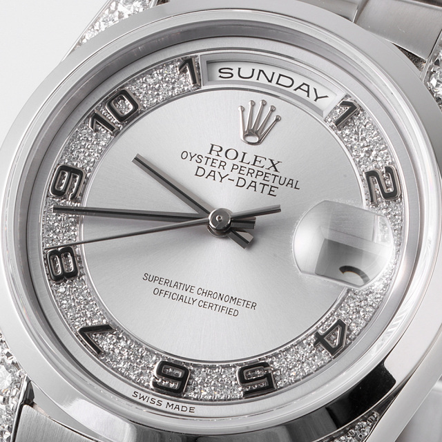 18296MA シルバー ROLEX（ロレックス）デイデイト ミリヤード